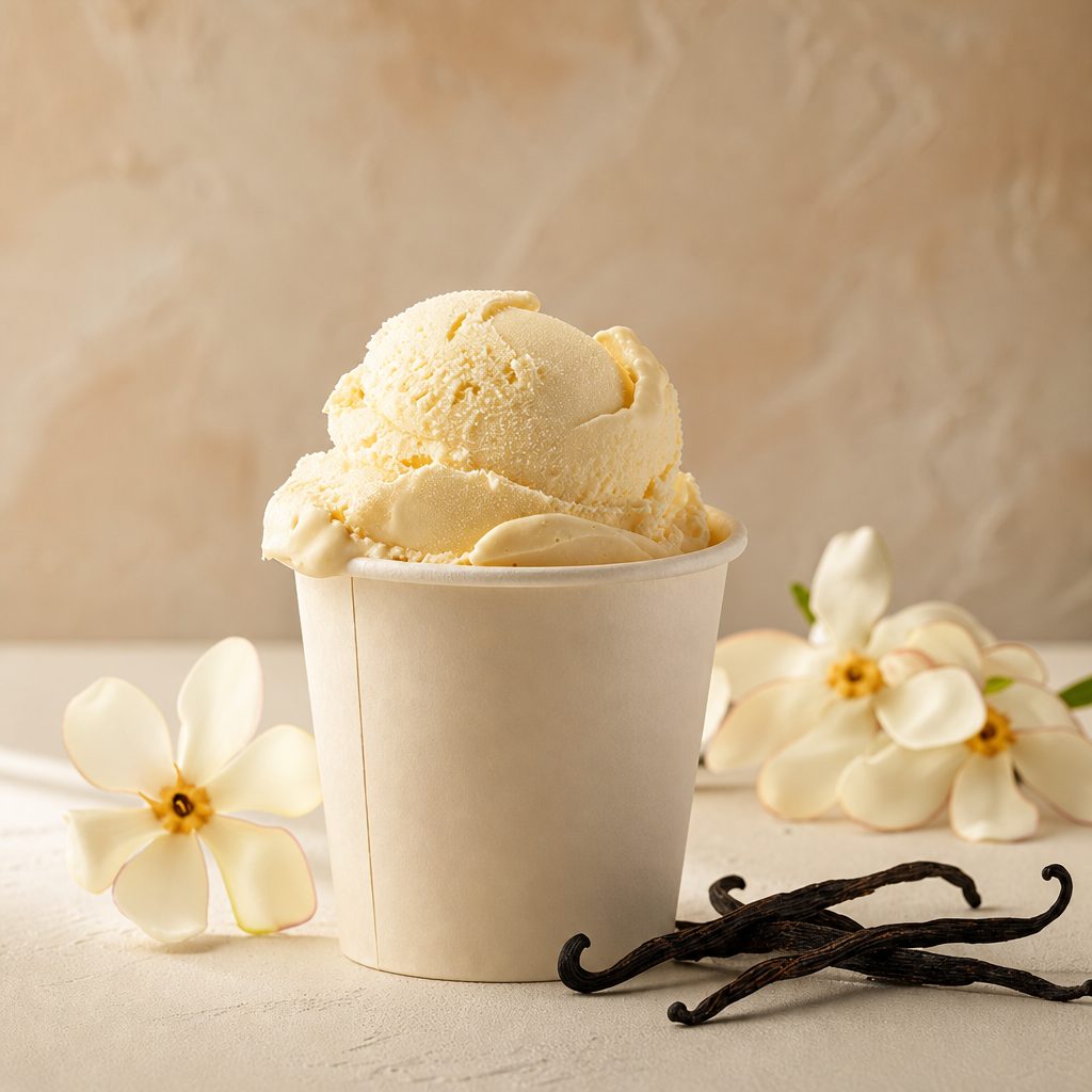 2 scoops ice cream.