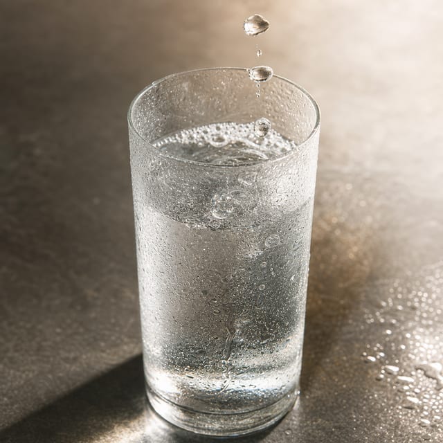 Glass of Ice Water.