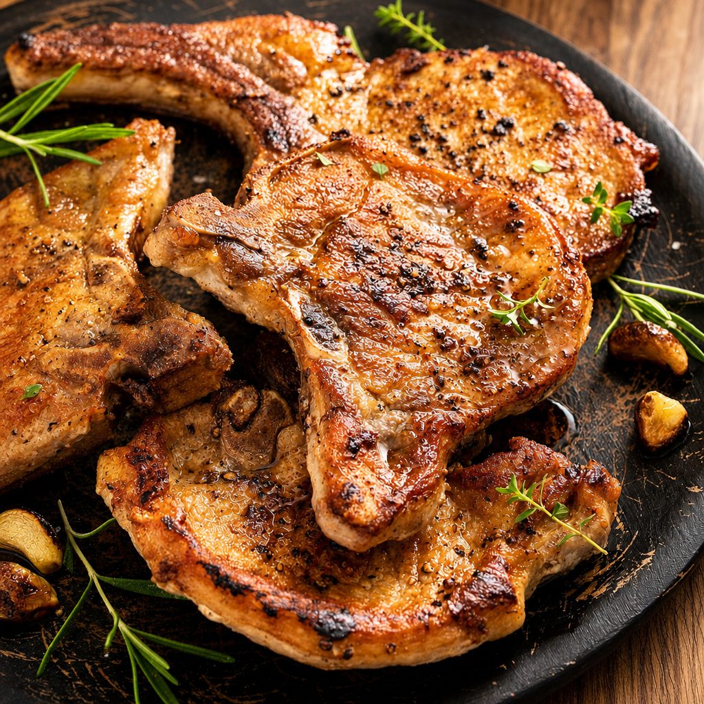 Boneless BBQ Pork Chop.